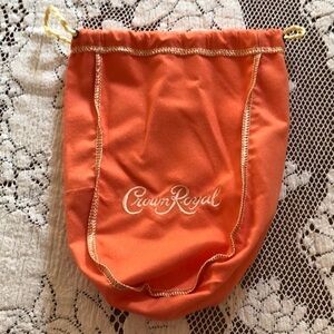 4/$20 Crown Royal Peach Whisky Drawstring Bag